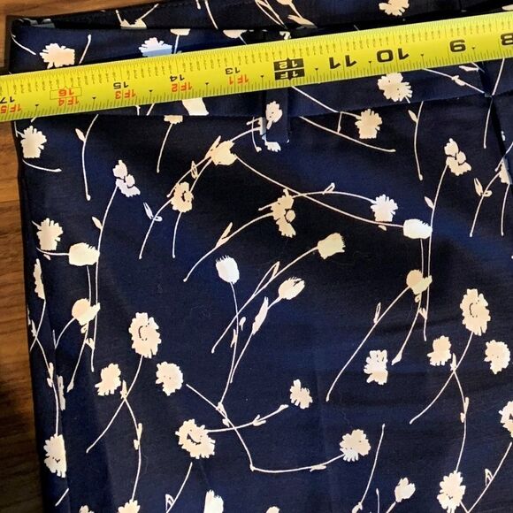 Pant, Club Monaco, pull on, straight leg, regular rise, sz 10, EUC, navy/white - Picture 6 of 16